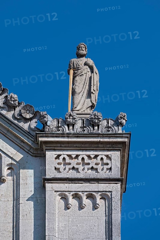 Figure of a saint with sword