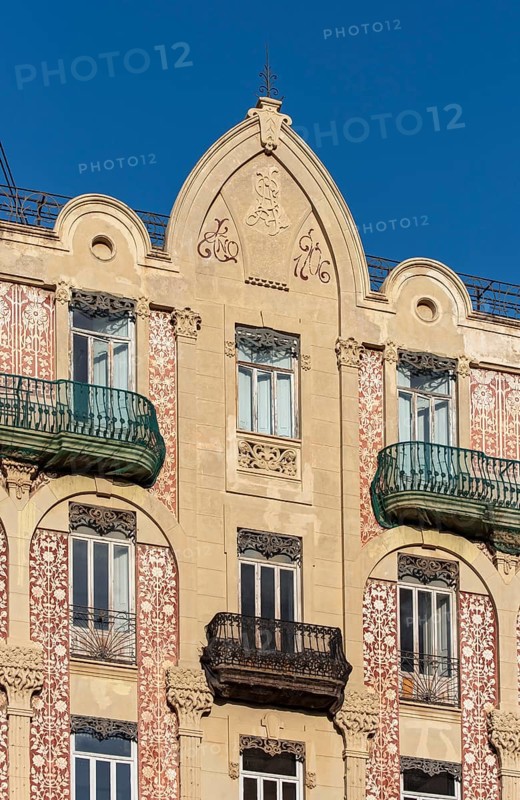Art Nouveau Building Casa Punt de Ganxo (Punto de Gancho) 1906
