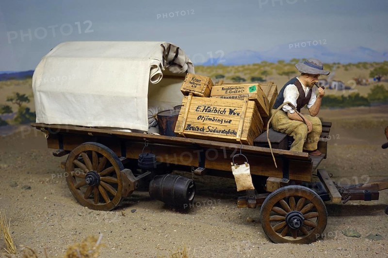 Model of an ox cart