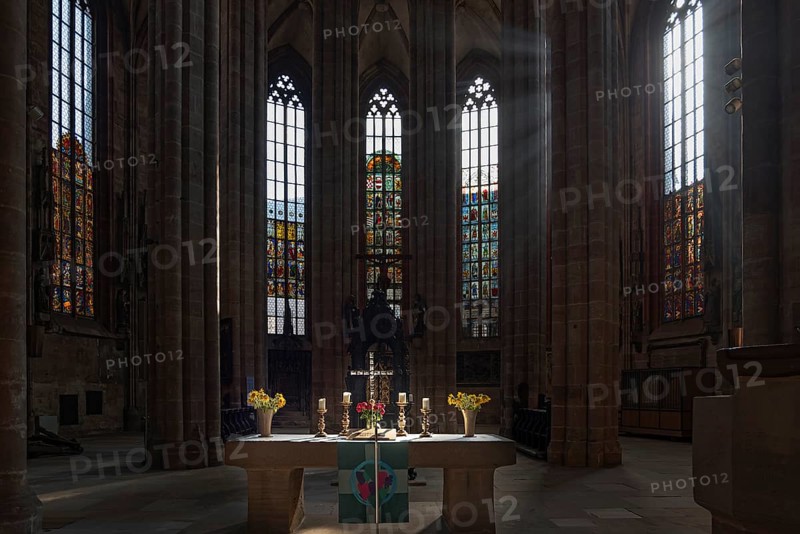 Altar room of the Gothic Sebaldus Church