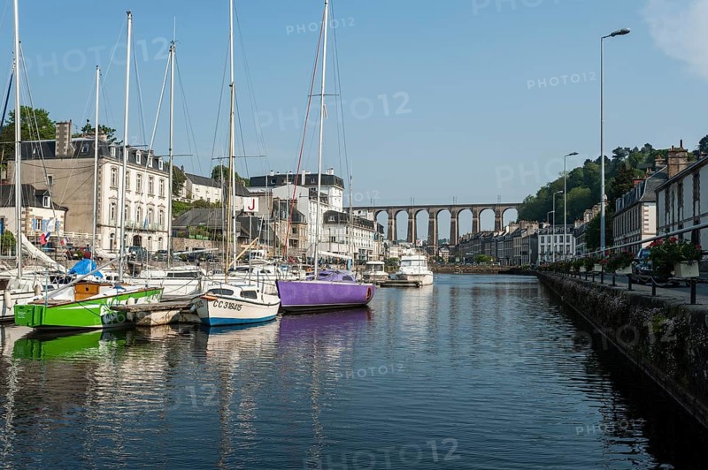 Boats on the Morlaix River