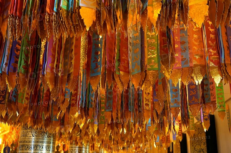Buddhist prayer flags