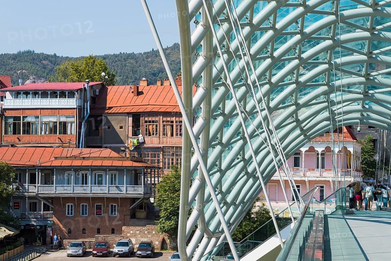 Peace Bridge over the Mtkvari River