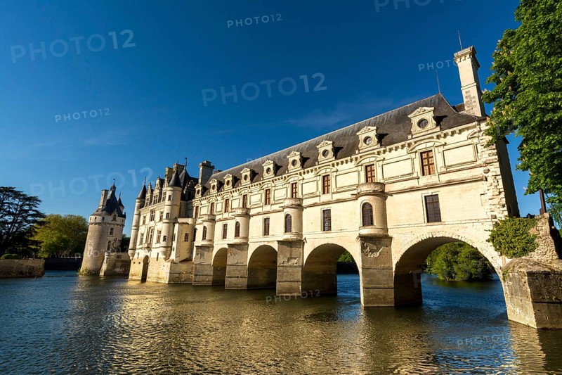 Chenonceau castle spanning the River Cher