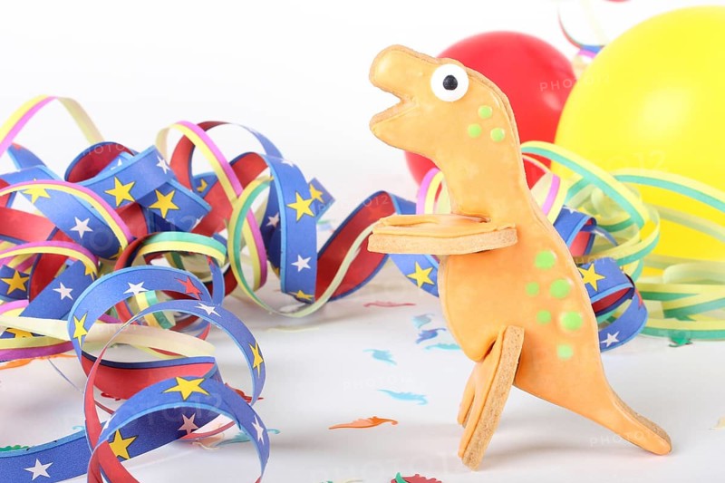 Dinosaur shaped cookies
