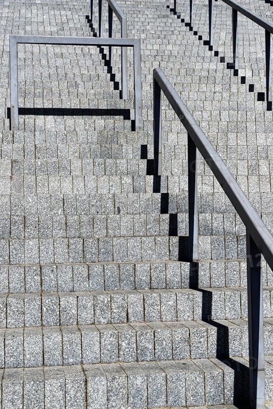 Stairs by the lift Santo Andre