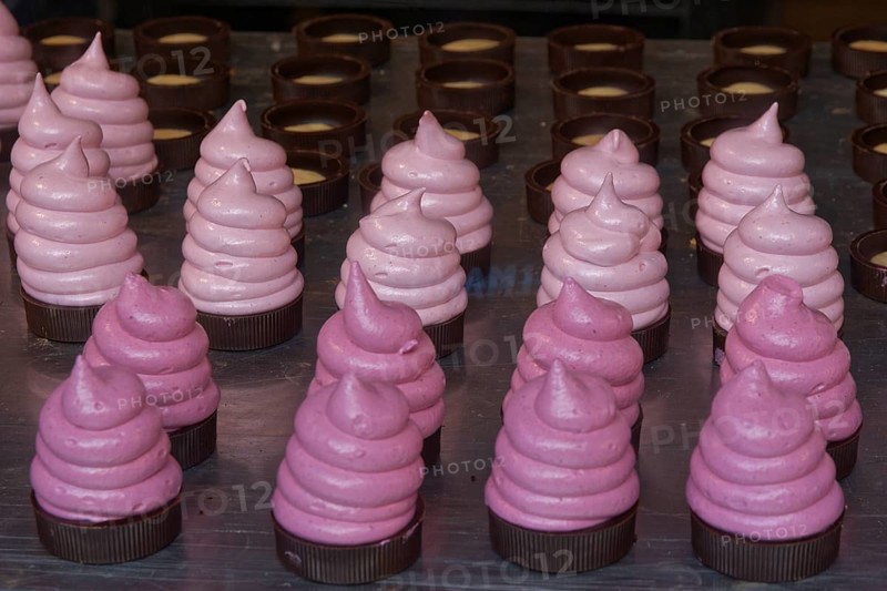 Filling of chocolate marshmallow