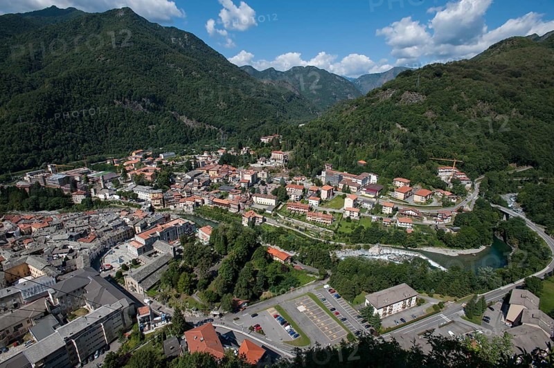 View of the town from Sacri Monte di Varallo