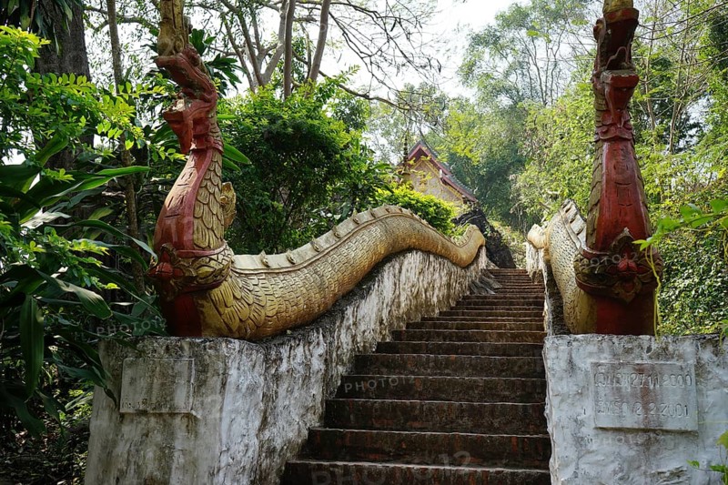 Stairs with Naga balustrade
