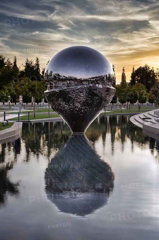 A drop in a park