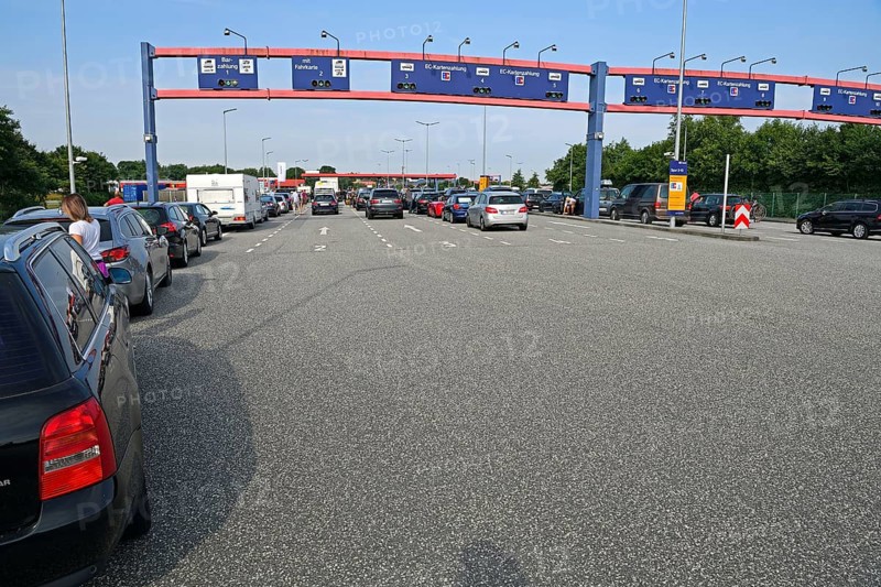 Waiting area to the Sylt Shuttle