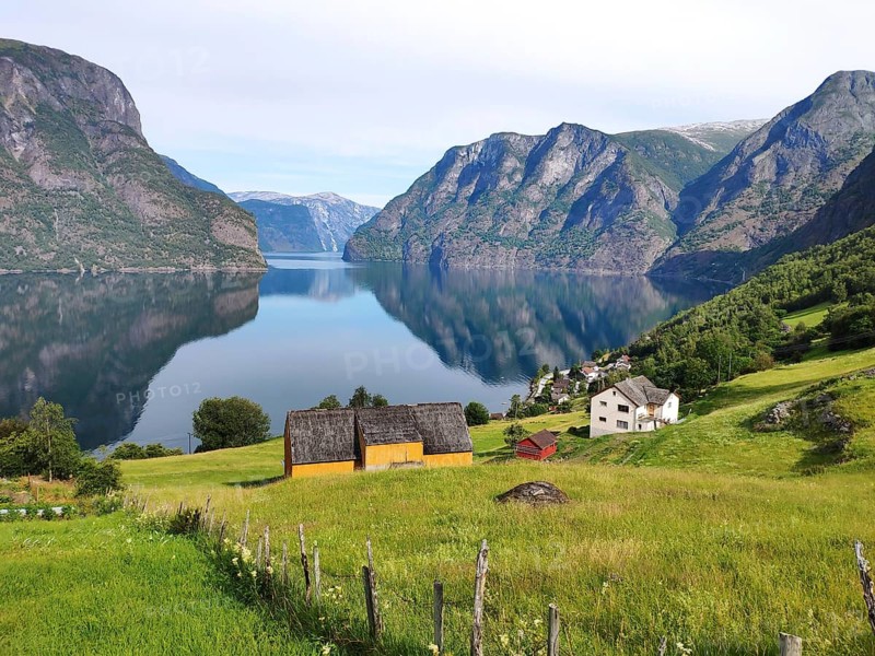View of the Aurlandsfjord