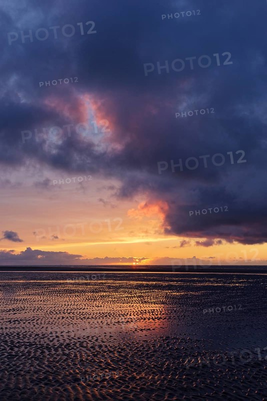 Sunset on the beach