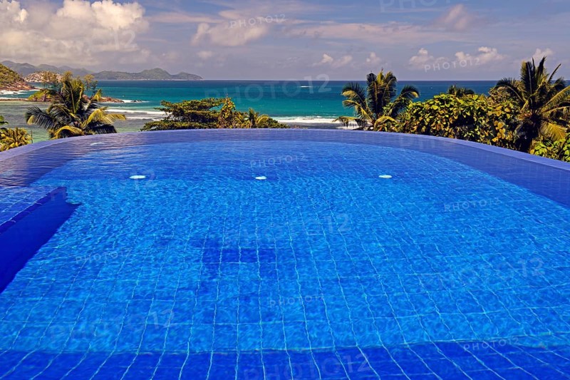 Swimming pool of a luxury villa