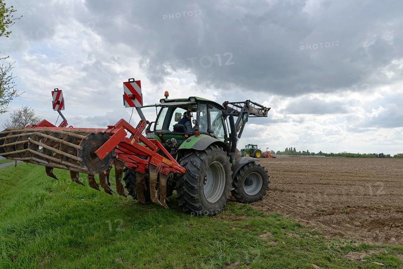 Tractor cultivating