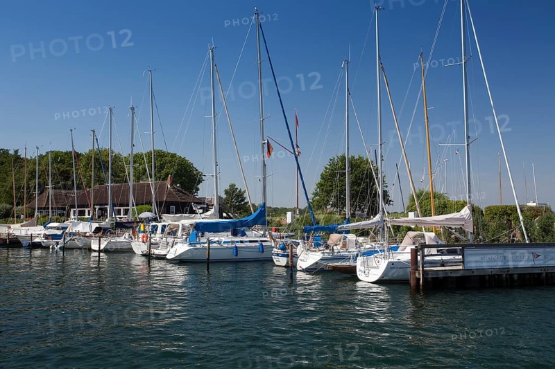 Sailing boats and sailing yachts in Niendorf marina