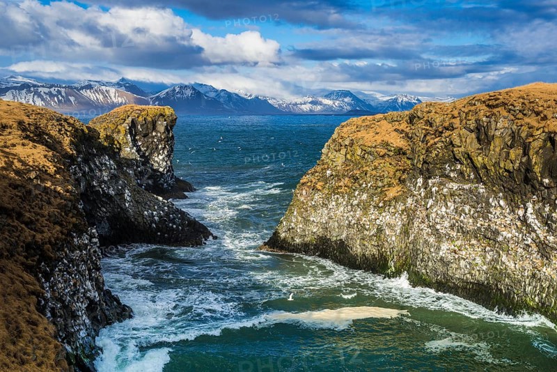 Cliff near Anarstapi