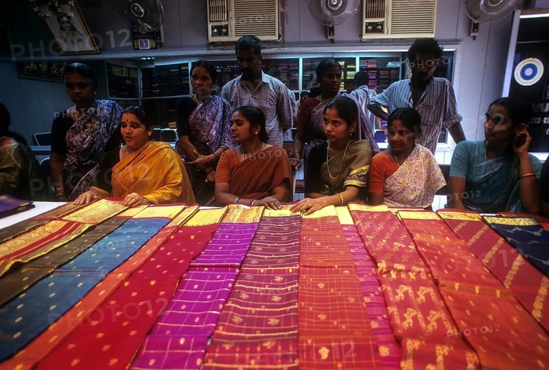 Kanchipuram silk sari