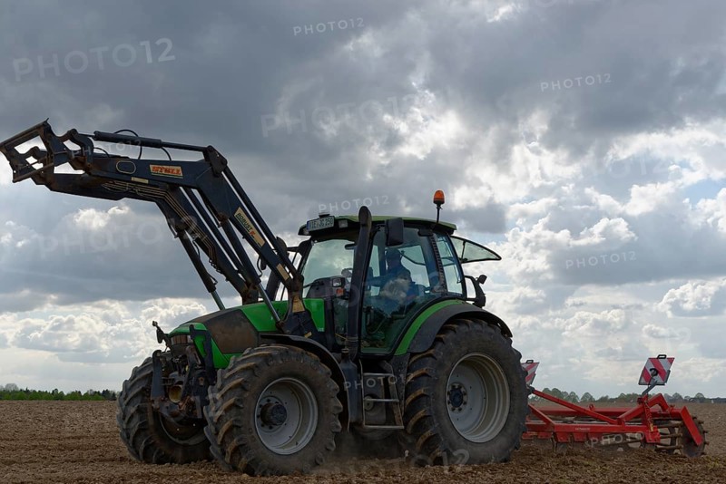 Tractor cultivating