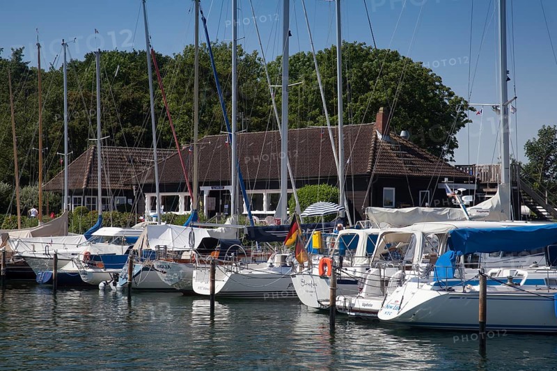 Sailing boats and sailing yachts in Niendorf marina