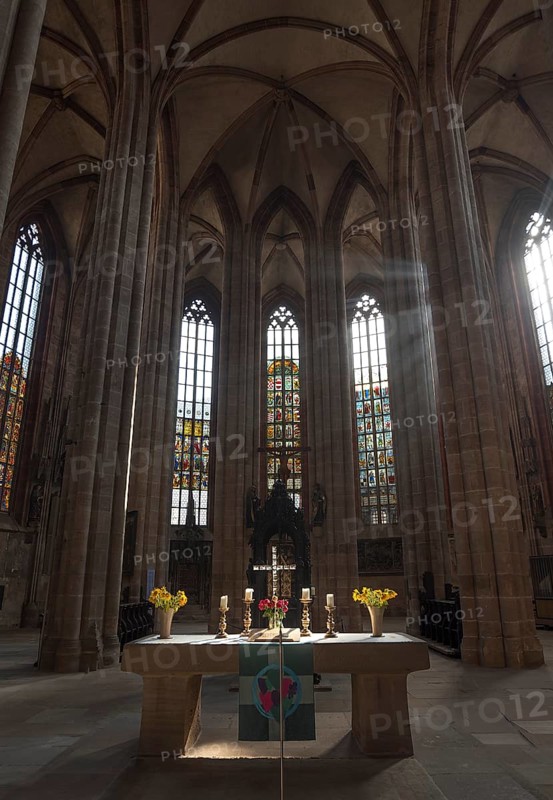 Altar room of the Gothic Sebaldus Church