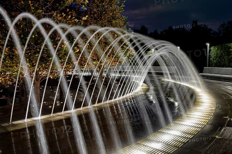 Fountain in a park Galitskogo