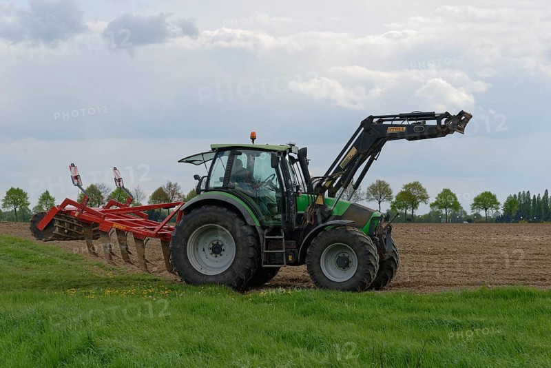 Tractor cultivating