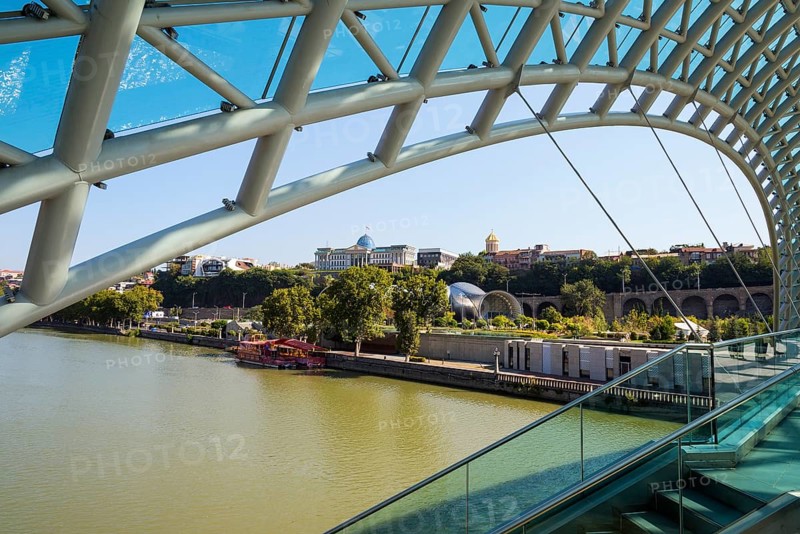 Peace Bridge over the Mtkvari River