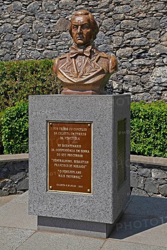 Monument in honour of Generalisimo Sebastian Francesco de Miranda