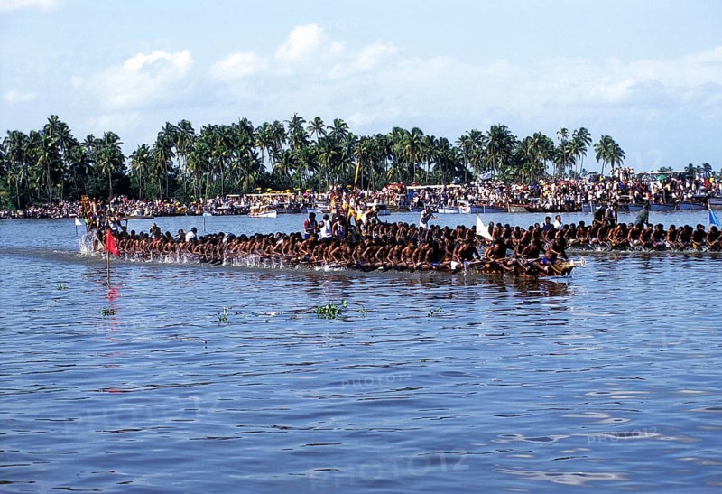 Colourful water Boat Race in Kerala