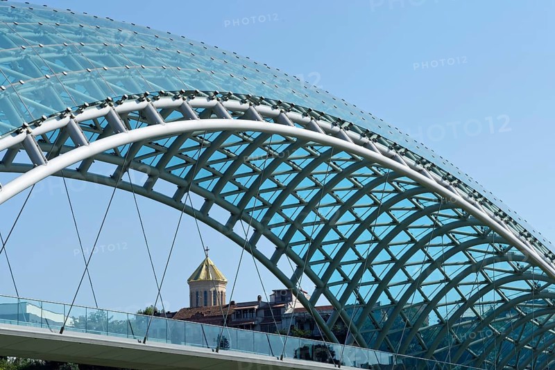 Peace Bridge over the Mtkvari River