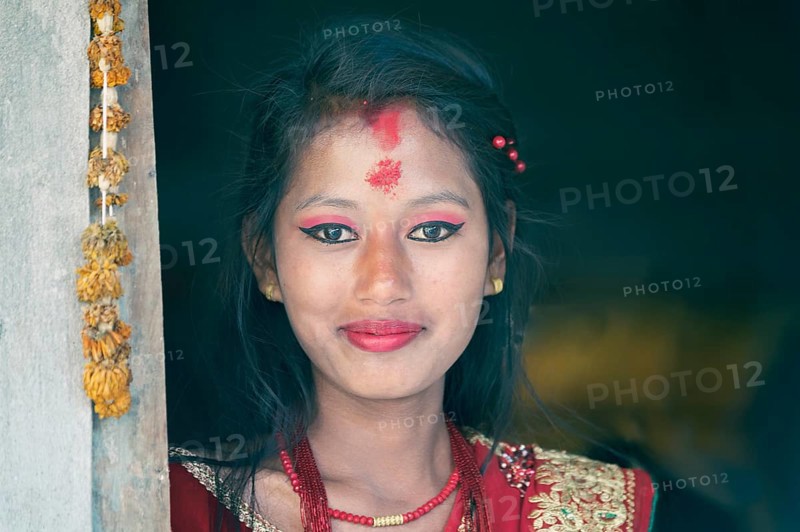 Nepalese woman of the Tharu ethnic group