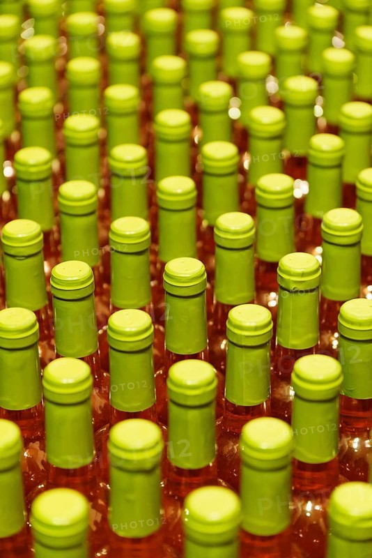 Fresh bottled white wine