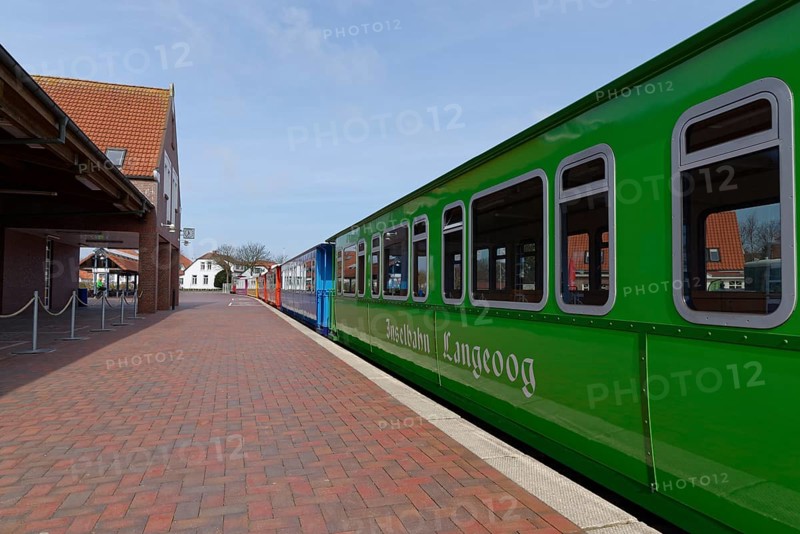 Island railway at Langeoog station