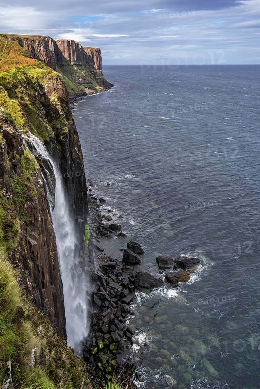 Mealt waterfall at Kilt Rock