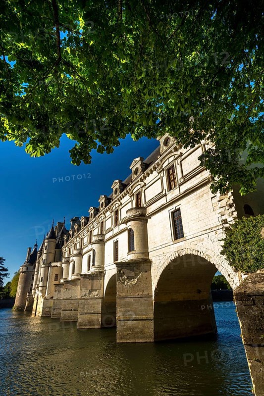 Chenonceau castle spanning the River Cher