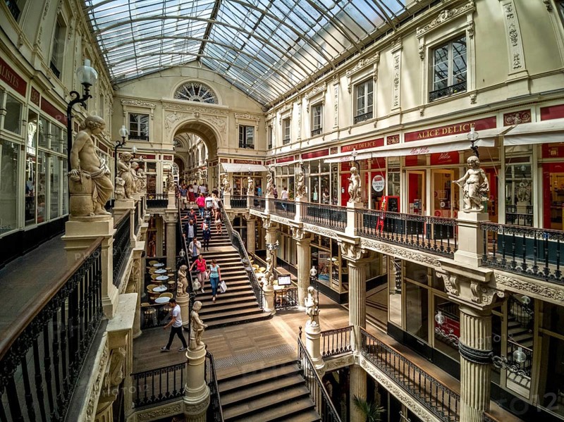 The Passage Pommeray shopping area in the city of Nantes
