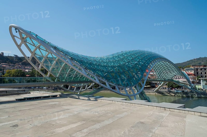Peace Bridge over the Mtkvari River