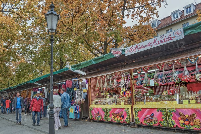 Stalls and lantern