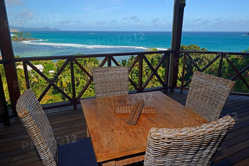 Terrace of a luxury villa