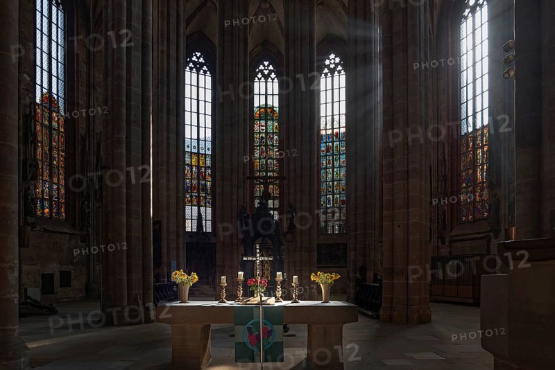 Altar room of the Gothic Sebaldus Church