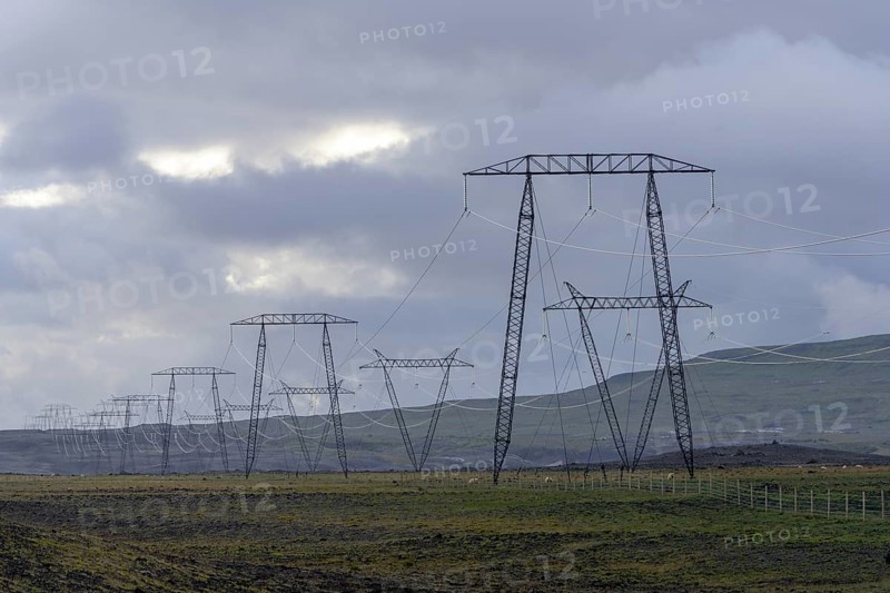 Electricity pylons