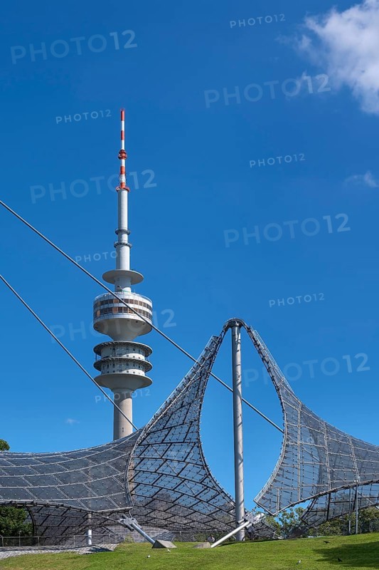 Olympic tent roof and television tower