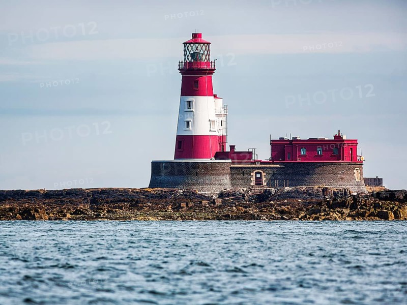 Red and White Lighthouse