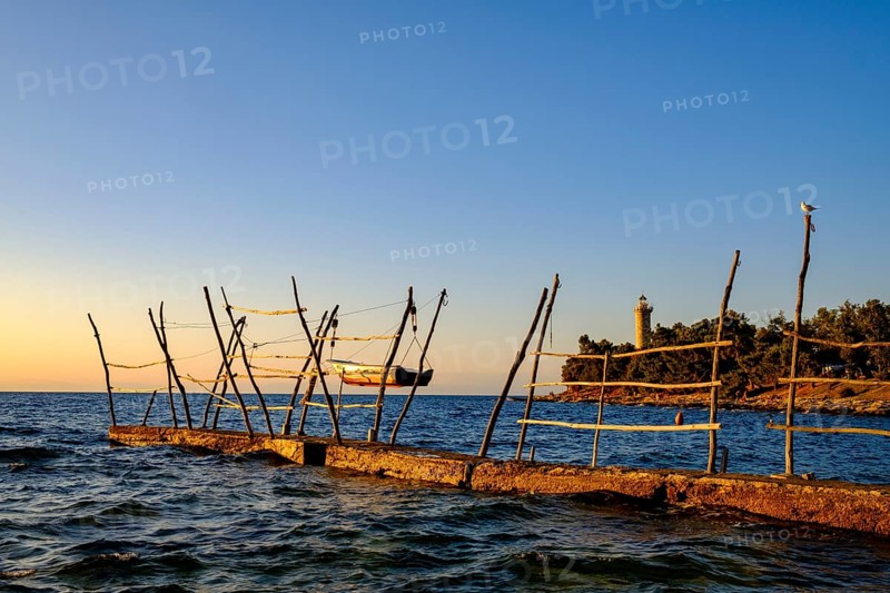 Wooden rack for hanging boats