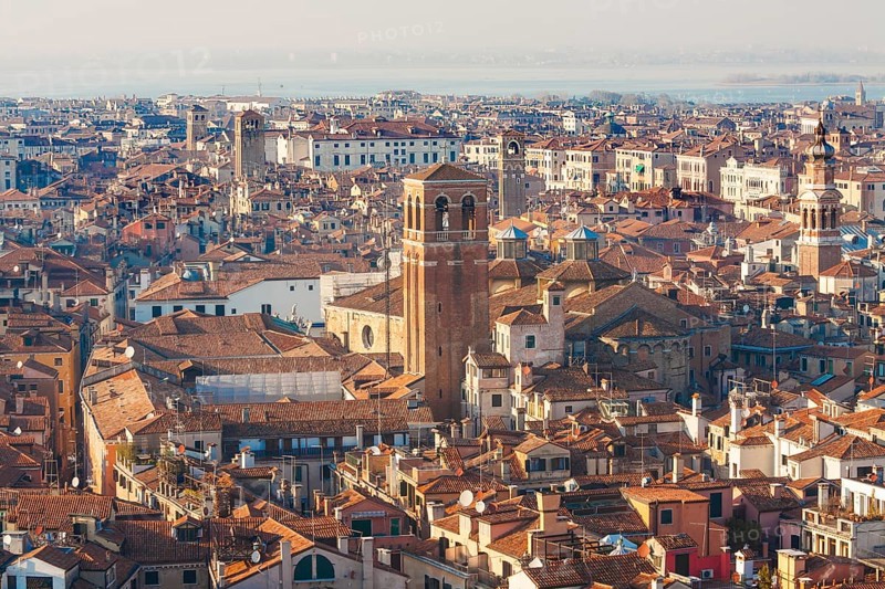 View on Venice from San Marco tower