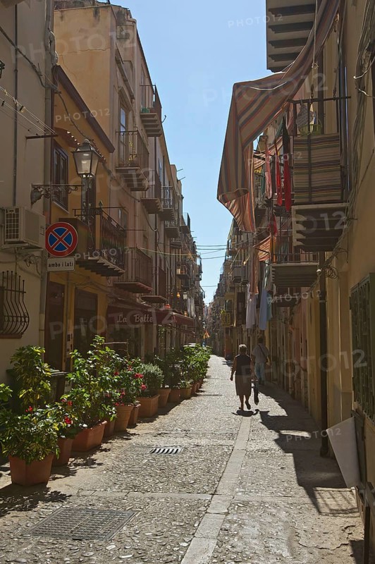 Old town alleys of Cefalu
