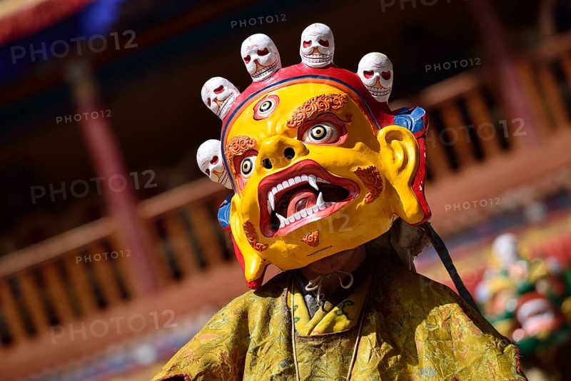 Mask dancers