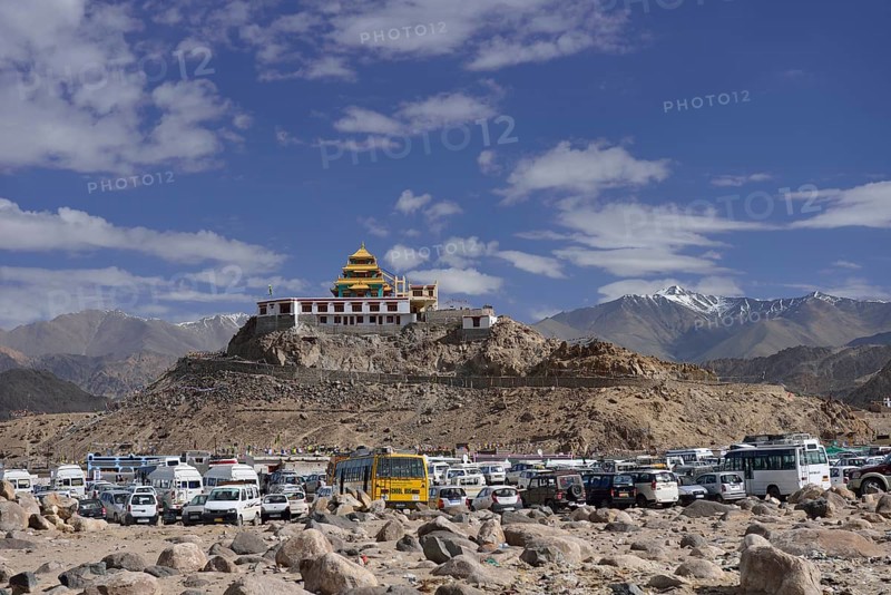 Choklamsar during the Kalachakra initiations by the Dalai Llama