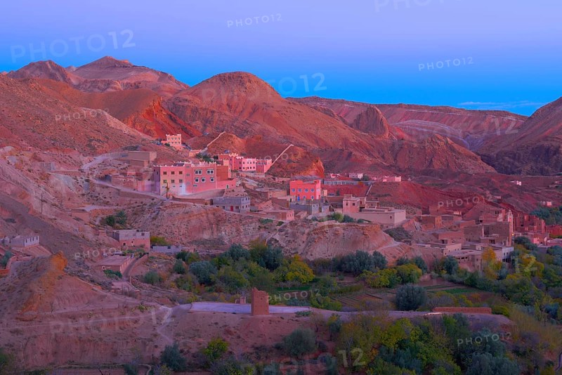 Dades Gorges at dusk